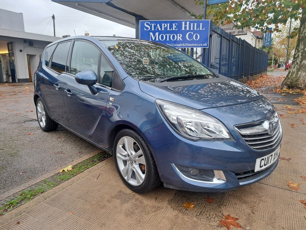 View VAUXHALL MERIVA 1.4 i Turbo SE