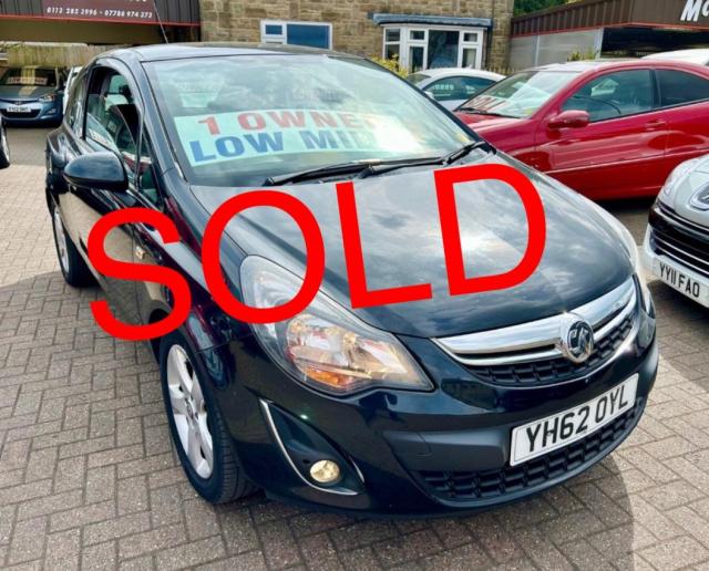 VAUXHALL CORSA 1.2 i ecoFLEX 16V SXi ONE FAMILY OWNED ONLY 57,000 MILES WITH FULL HISTORY