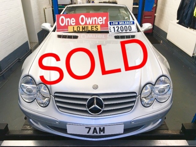 MERCEDES-BENZ SL CLASS SL500 **ONE PRIVATE OWNER**51,000 MILES**FULL MERCEDES HISTORY**