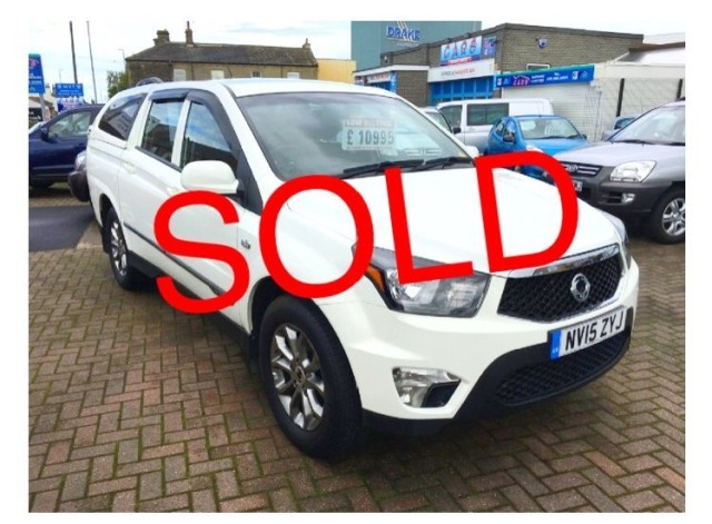 SSANGYONG KORANDO **REDUCED PRICE** TWIN CAB PICK UP 4X4 **32,000 MILES**NO VAT**
