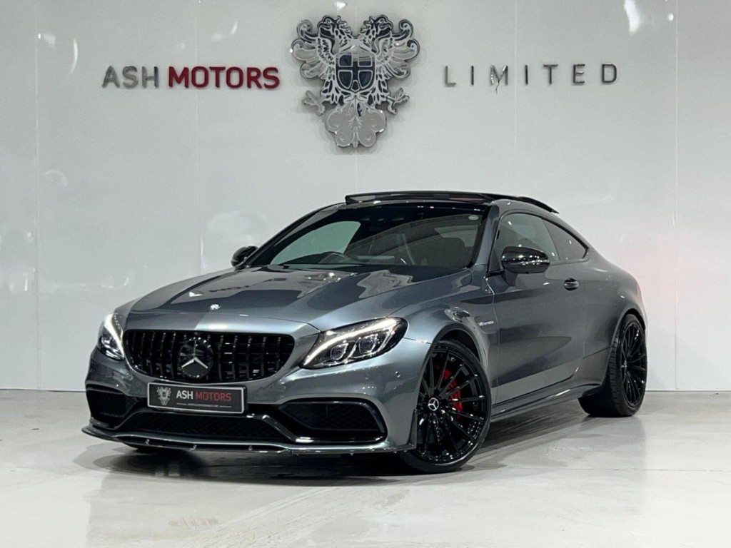 View MERCEDES-BENZ C CLASS 4.0 C63 V8 BiTurbo AMG S - DRIVING ASSISTANCE PACKAGE - CARBON INTERIOR PACKAGE - FULL MB HISTORY