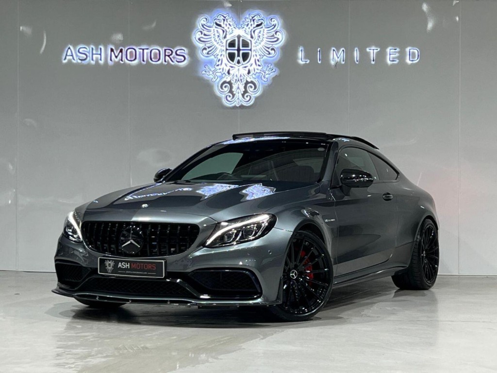View MERCEDES-BENZ C CLASS 4.0 C63 V8 BiTurbo AMG S - DRIVING ASSISTANCE PACKAGE - CARBON INTERIOR PACKAGE - FULL MB HISTORY