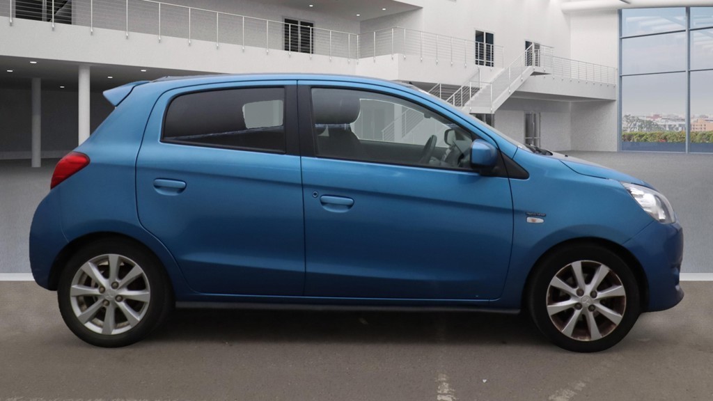 View MITSUBISHI MIRAGE 1.2 SERIES 3 5DR 44309 MILES FSH £20 R/TAX EURO5 ULEZ