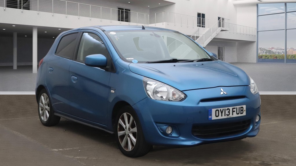 View MITSUBISHI MIRAGE 1.2 SERIES 3 5DR 44309 MILES FSH £20 R/TAX EURO5 ULEZ