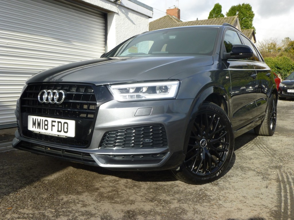View AUDI Q3 AUDI Q3 2.0 TDI 150 BHP QUATTRO BLACK EDITION EURO6 ULEZ SUV 