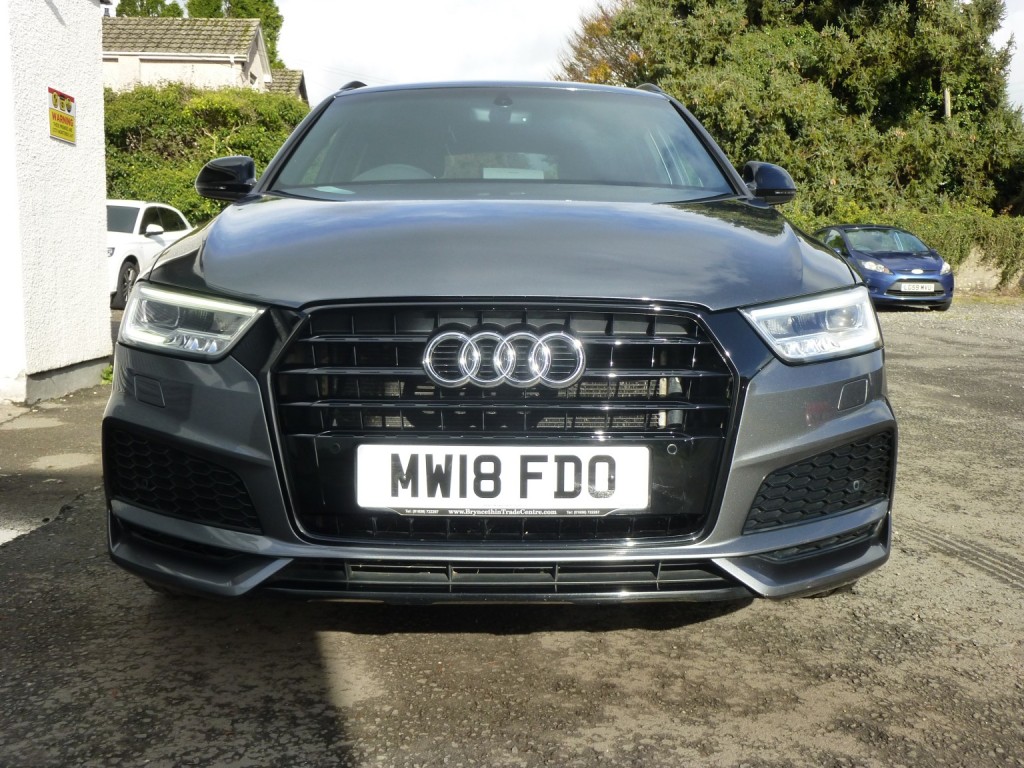 View AUDI Q3 AUDI Q3 2.0 TDI 150 BHP QUATTRO BLACK EDITION EURO6 ULEZ SUV 