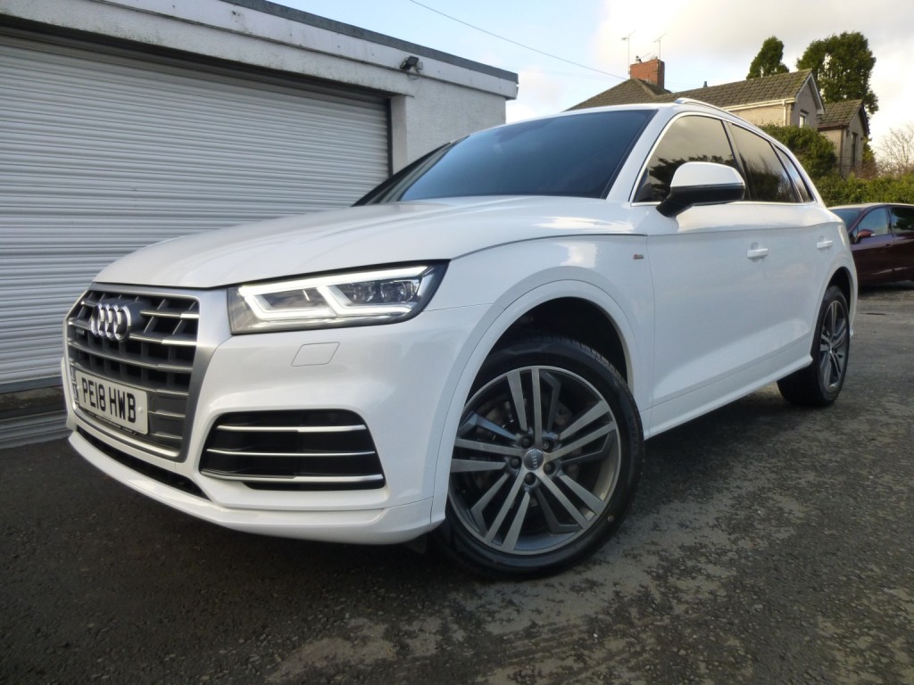 View AUDI Q5 NEW SHAPE 2.0 TDI 187 BHP QUATTRO S LINE+ 7SPD S-TRONIC EURO6 ULEZ SUV