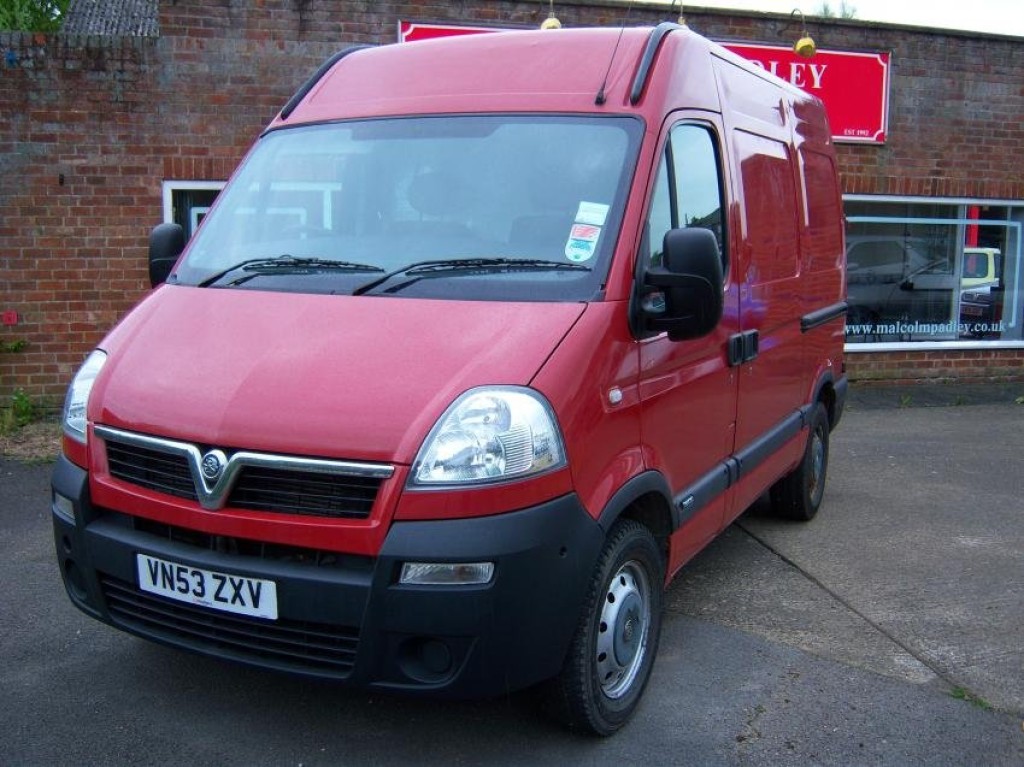View VAUXHALL MOVANO 3.5T SWB H-R DTI