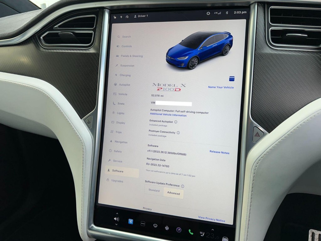 TESLA MODEL X P100DL (Dual Motor) 2017