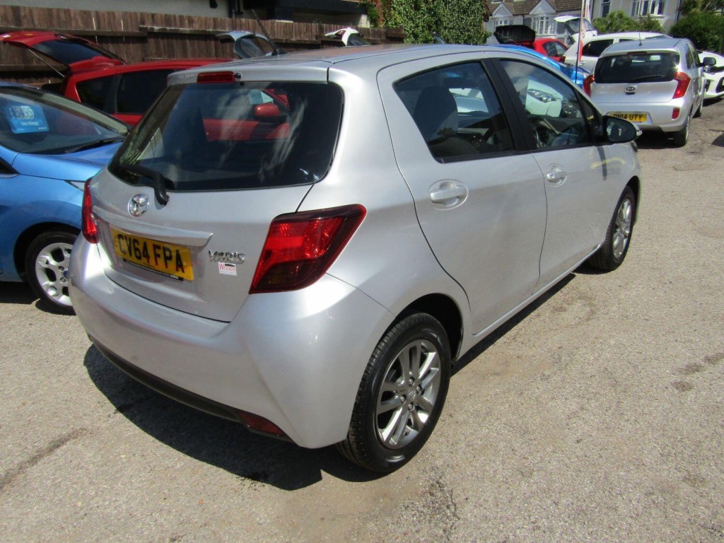 View TOYOTA YARIS 1.3 Dual VVT-i Icon  2 Former Keepers, Only 58,000 miles, Only £35 Tax