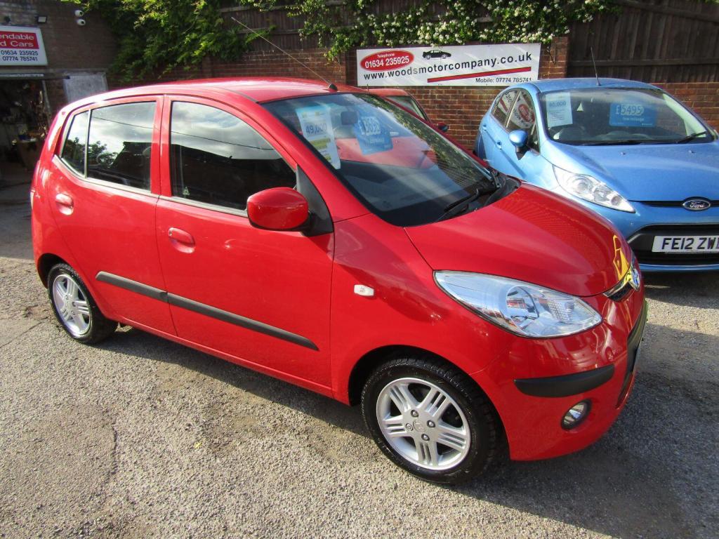 View HYUNDAI I10 1.2 Comfort  One Lady Owner From New, Only 49,000 miles, Service History, Only £35 Road Tax