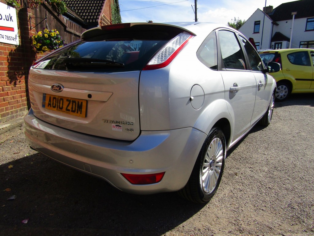 View FORD FOCUS 1.6 Titanium Ford + ONE LADY OWNER, Only 64,000 Miles, FSH, 12 Service Stamps