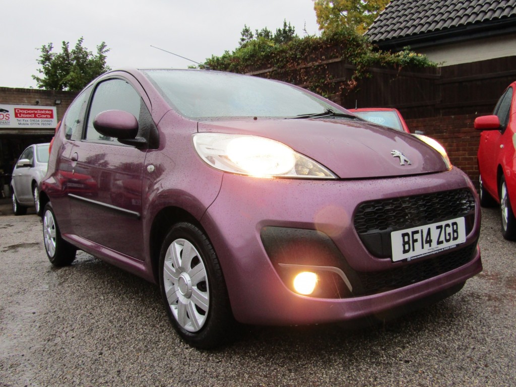 View PEUGEOT 107 1.0 12V Active  2 Former Keepers, Only 47,000 miles,FSH, 6 Stamps, Cheap Tax