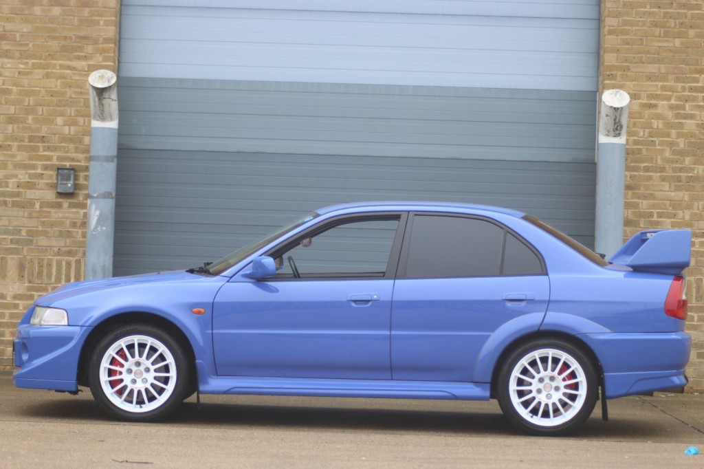 View MITSUBISHI LANCER Evolution EVO 6 Riems Blue+Tommi Makinen Front Bumper+No Rust!