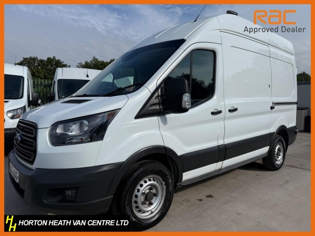 FORD TRANSIT 2.0TDCI 130 BHP 350 L2H3 MWB HIGH ROOF-1 OWNER-HEAT SEATS-RACKING/ON BOARD POWER-RECENT WETBELT (2018/67)