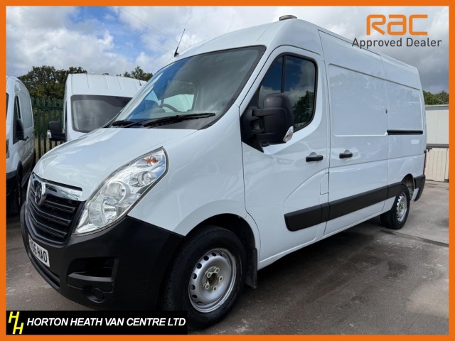 VAUXHALL MOVANO 2.3CDTi 130BHP EU6 MWB-AC-E PACK-PARK SENS-BLUETH-RACKING (2016/66)
