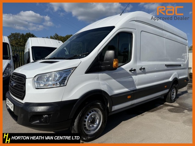 FORD TRANSIT 2.2TDCi 350 125BHP L4H3 XLWB HIGH ROOF-LOW MILES-REVERSING CAMERA (2014/64)
