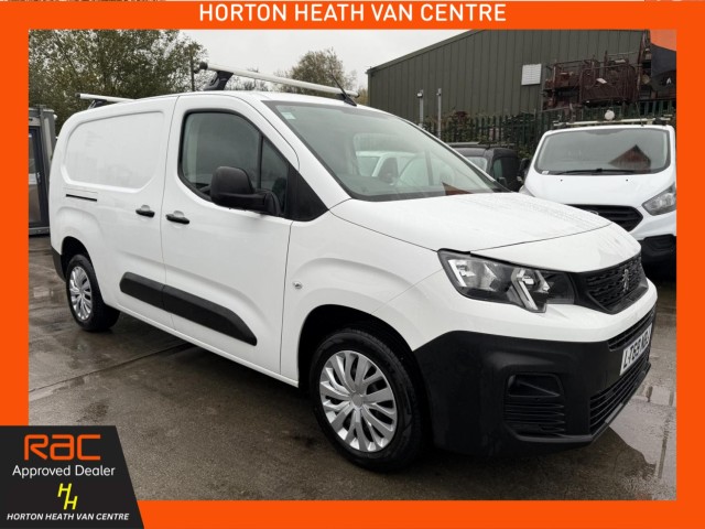 PEUGEOT PARTNER 1.5 BLUEHDI PROFESSIONAL LWB-AC-PARKPILOT-CRUISE-CARPLAY- TWIN SIDE DOORS-ROOF BARS (2019/69)