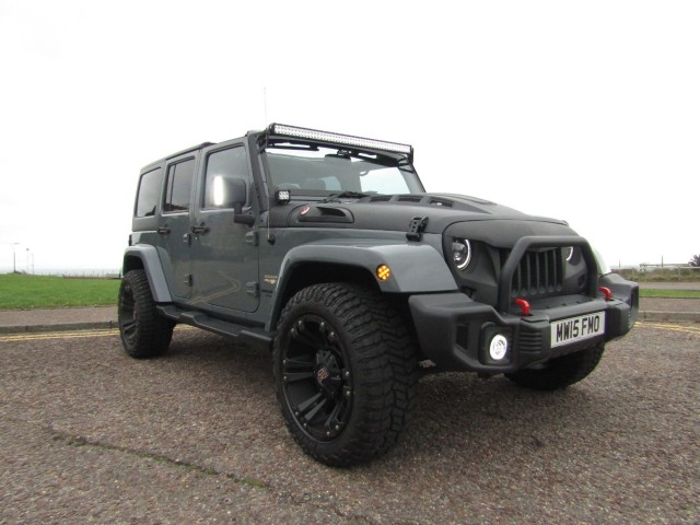 JEEP WRANGLER 2.8 CRD SAHARA UNLIMITED AUTO 4WD 4dr EU5 CUSTOMISED (2015/15)