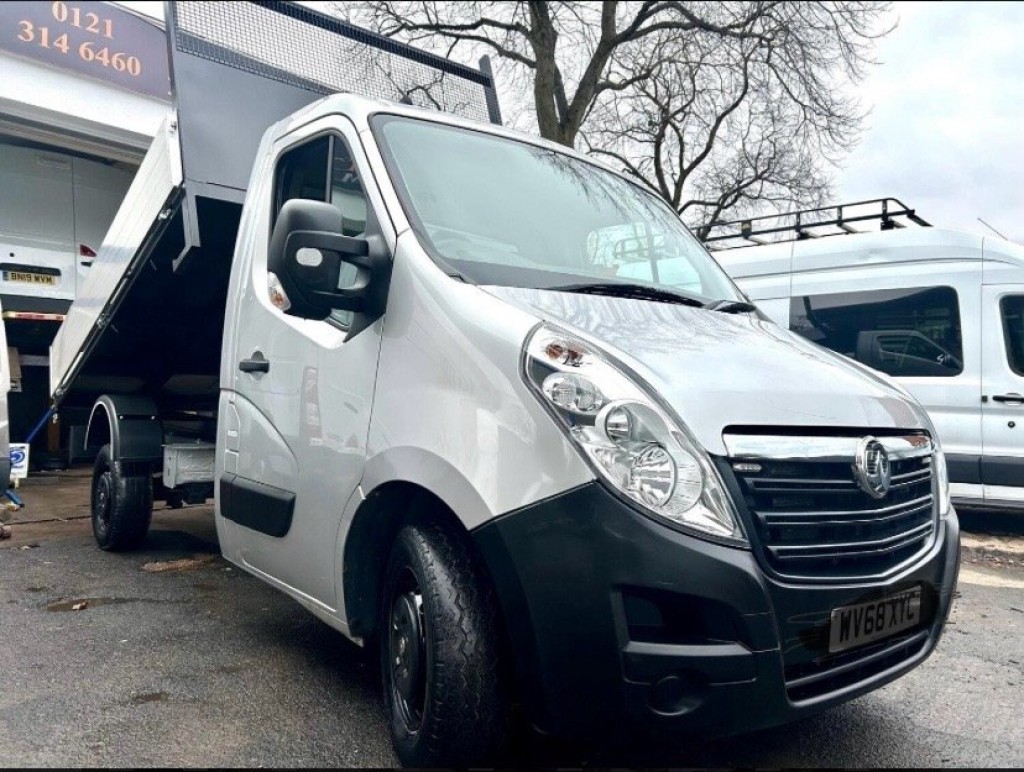 View VAUXHALL MOVANO TIPPER  10FT 6. 2.3 CDTi 3500