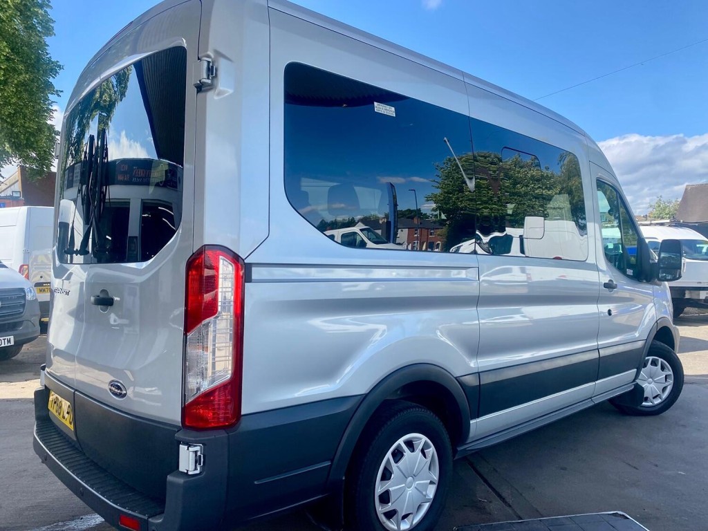 View FORD TRANSIT Minibus 2.2 TDCi 350 HDT Trend 12 SEATS Air Con Front and Rear 