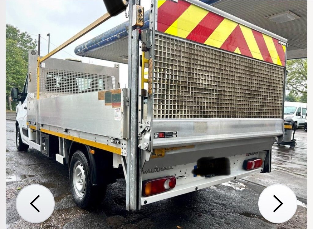 View VAUXHALL MOVANO 4M DROPSIDE BODY 2.3 CDTi 3500 BiTurbo