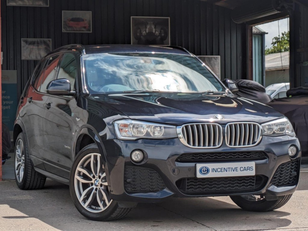 View BMW X3 xDrive30d M Sport automatic. 1 OWNER. 9 SERVICE VISITS. SAT NAV. HEATED LEATHER.