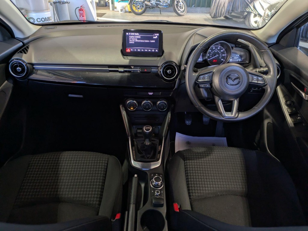 View MAZDA MAZDA2 1.5 SKYACTIV-G Sport Black+ 1 OWNER. SAT NAV. MAZDA SERVICE HISTORY. FOLDIING MIRRORS.