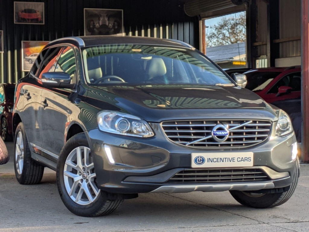 View VOLVO XC60 2.4 SE Lux Nav D4 AWD automatic. VOLVO HISTORY. SAT NAV. DVD PLAYER. HEATED LEATHER. XENON LIGHTS.