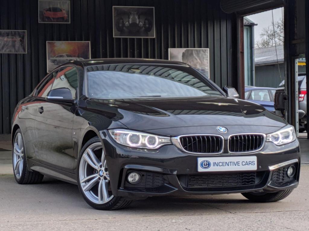 View BMW 4 SERIES 420d M Sport Coupe automatic. BIG SPEC. PRO NAV. COMFORT PACK. 19 ALLOYS. FSH.