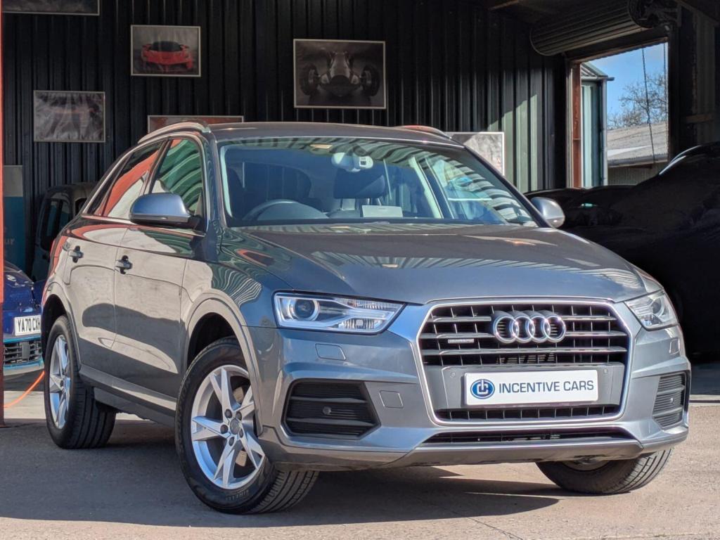View AUDI Q3 2.0 TDI SE quattro auto. 2 OWNERS. 6 SERVICE VISITS. BI XENON LIGHTS. PARKING SENSORS.
