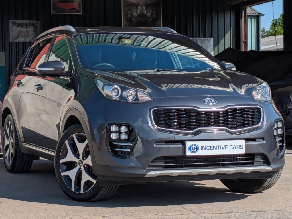 View KIA SPORTAGE 1.7 CRDi GT-Line. SAT NAV. APPLE CARPLAY. REAR CAMERA. HEATED LEATHER. XENON LIGHTS