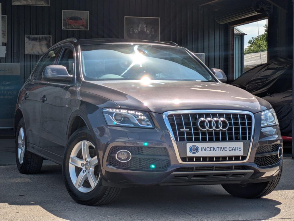 View AUDI Q5 2.0 TDI S line Special Edition Quattro. SAT NAV. XENON LIGHTS. B+O sound. T/BELT DONE. 11 SERVICES.