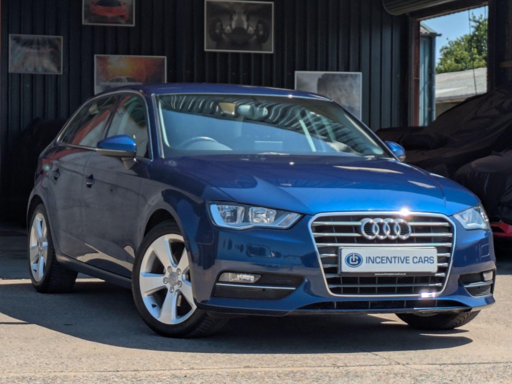 View AUDI A3 1.4TFSI Sport Sportback. 1 OWNER. SAT NAV. FULL SERVICE HISTORY. PARKING SENSORS. CRUISE CONTROL.
