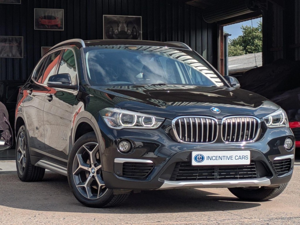 View BMW X1 xDrive20d xLine automatic. 2 OWNERS. SAT NAV. HEATED LEATHER. REAR CAMERA. BMW SERVICE HISTORY.