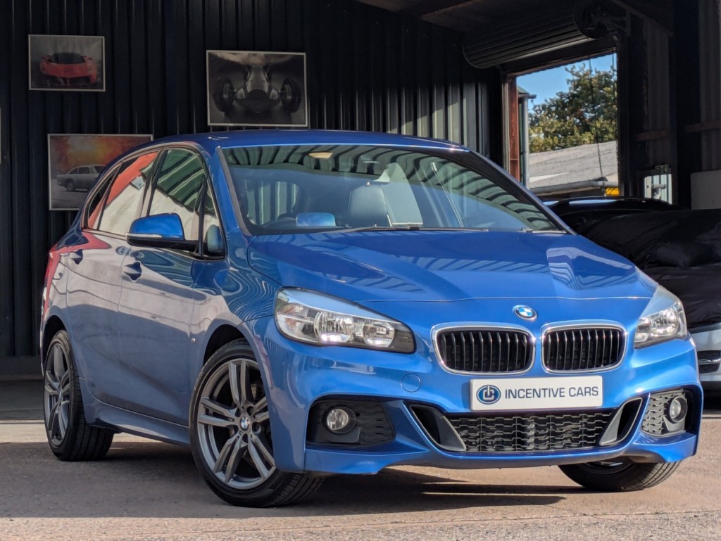View BMW 2 SERIES ACTIVE TOURER 220d M Sport Active Tourer automatic. BMW NAV PLUS. HUD. LEATHER. 2 OWNERS. LOW MILEAGE.