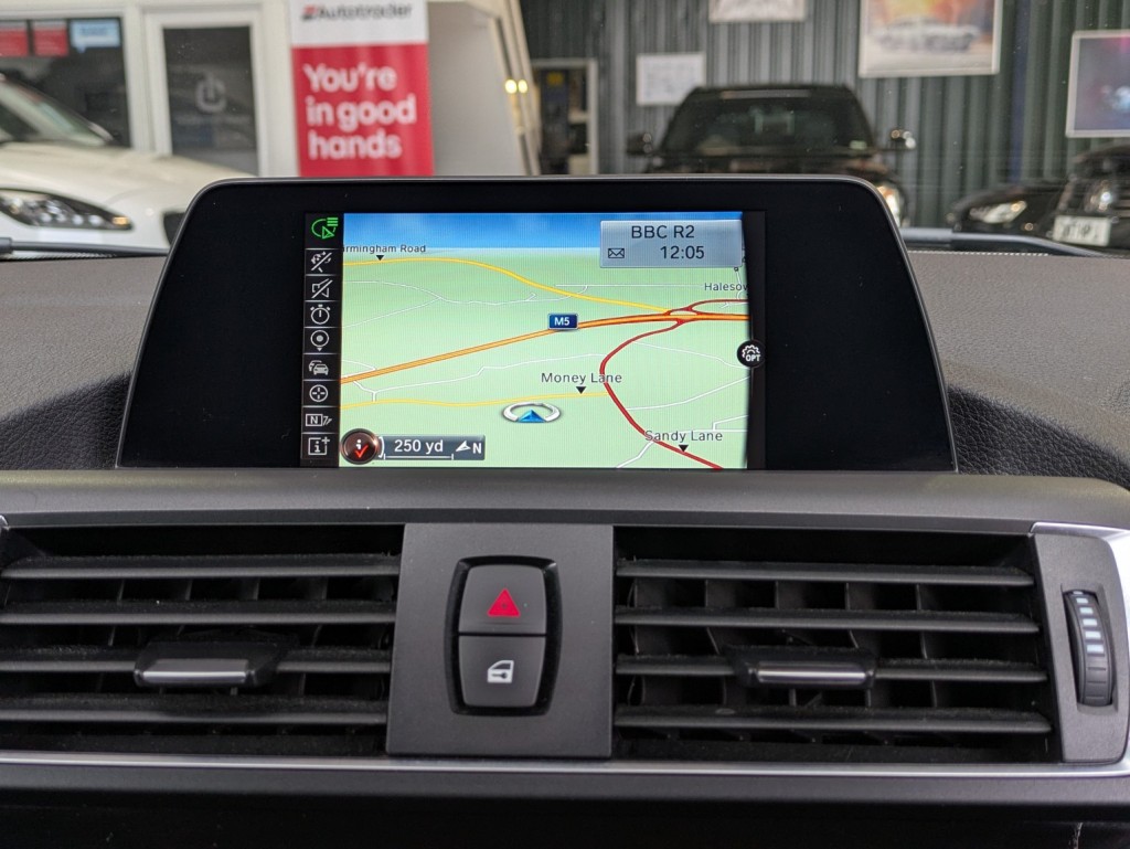 View BMW 1 SERIES 120d Sport 5-Door automatic. REAR CAMERA. SAT NAV. HEATED LEATHER. £20 ROAD TAX. FULL HISTORY.