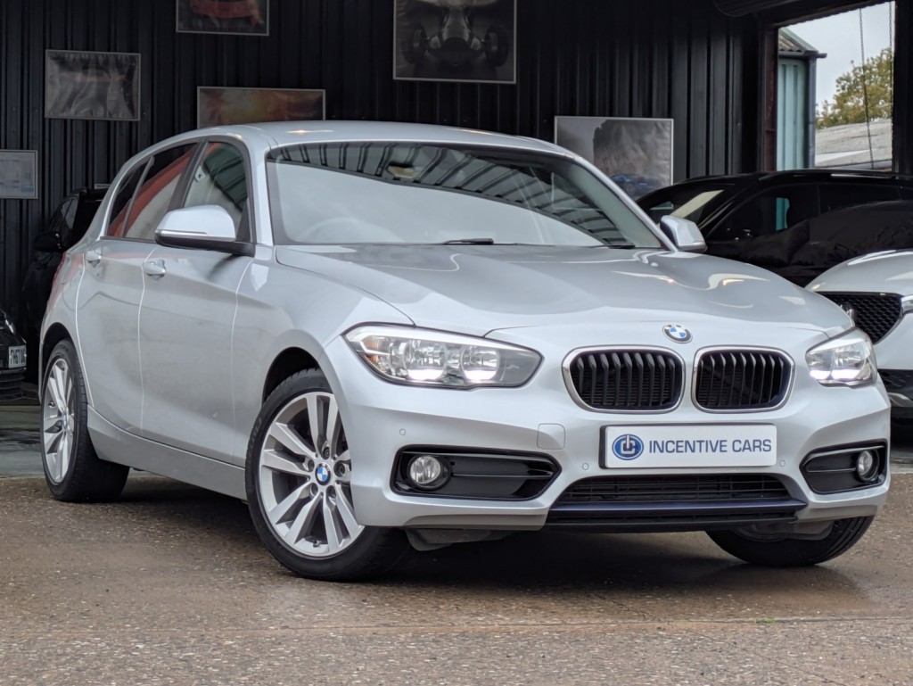View BMW 1 SERIES 120d Sport 5-Door automatic. REAR CAMERA. SAT NAV. HEATED LEATHER. £20 ROAD TAX. FULL HISTORY.