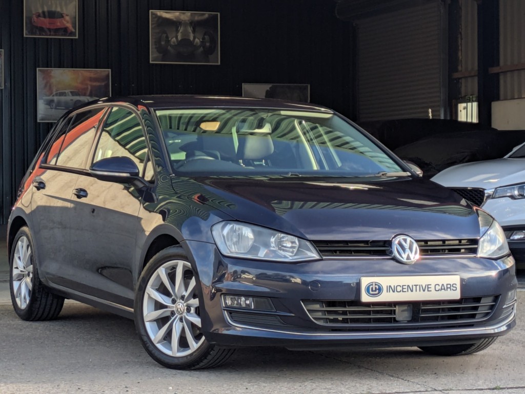 View VOLKSWAGEN GOLF 2.0 TDI GT 5dr. 8 SERVICES. £20RFL. SAT NAV. FOLDING MIRRORS. PARKING SENSORS. PRIVACY GLASS & MORE