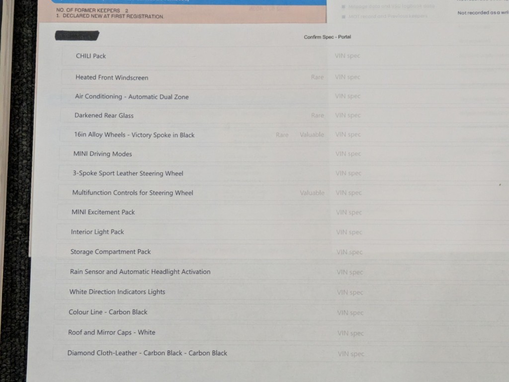 View MINI HATCH 1.5 Cooper Chili pack 3-Door Hatch. £5905 of options. £20 RFL. 7 SERVICE VISITS. CHILI PACK.