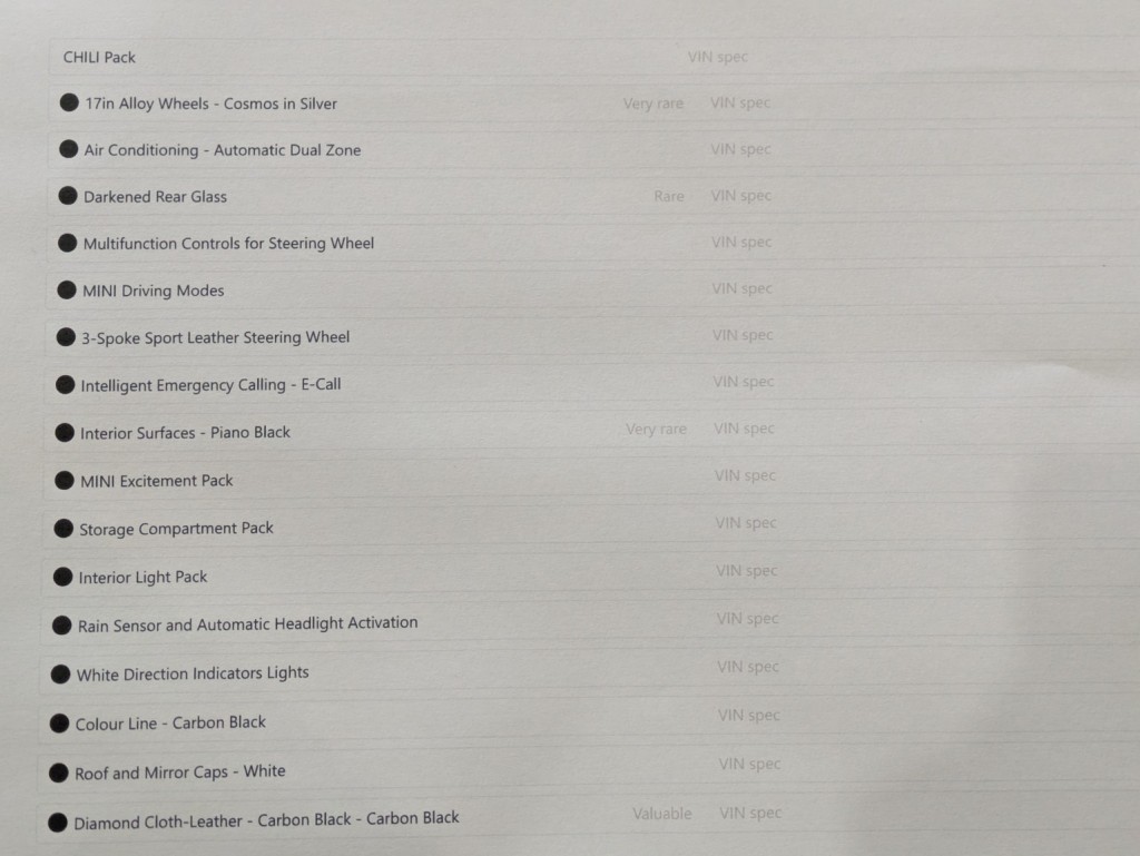 View MINI HATCH Cooper D 3-Dr Hatch Automatic. 2 OWNERS. FULL MINI S.H. £6315 OF OPTIONS. ONLY 25000 MILES. £20RFL