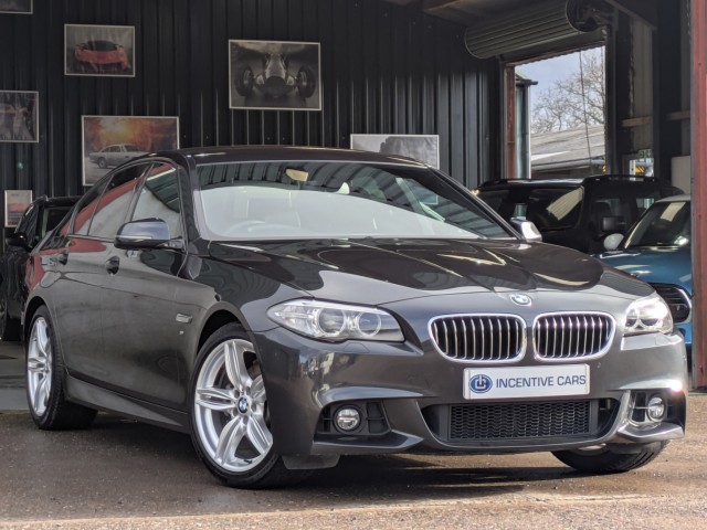 BMW 5 SERIES 520d M Sport Saloon Plus automatic. 1 OWNER. £11000 OF FACTORY OPTIONS FITTED. LOW MILEAGE.
