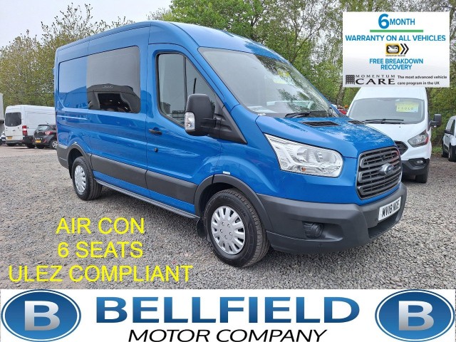FORD TRANSIT 2.0 350 EcoBlue combi crew van 6 seats