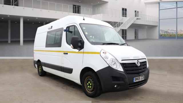 VAUXHALL MOVANO 2.3 CDTi 3500 MWB COMBI CREW WELFARE MESS VAN