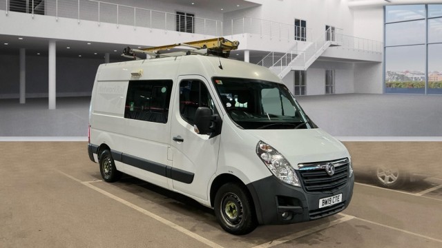 VAUXHALL MOVANO 2.3 CDTi 3500 MWB CREW MESS COMBO WELFARE VAN