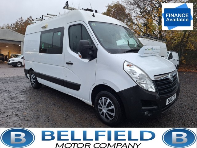 VAUXHALL MOVANO 2.3 CDTi 3500 MWB CREW MESS COMBI WELFARE VAN