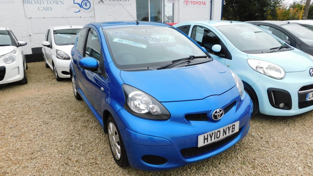 View TOYOTA AYGO 1.0 VVT-i Blue Automatic