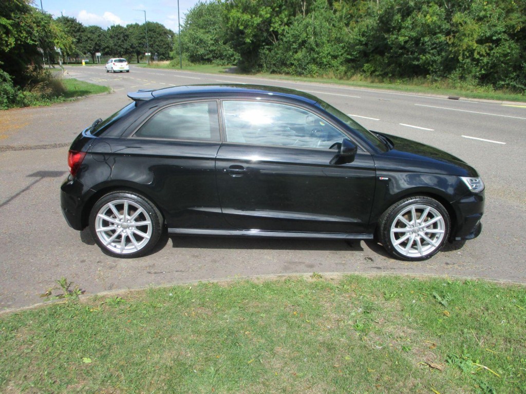 View AUDI A1 1.4 TFSI 123 BHP S-LINE PETROL 3 DOOR