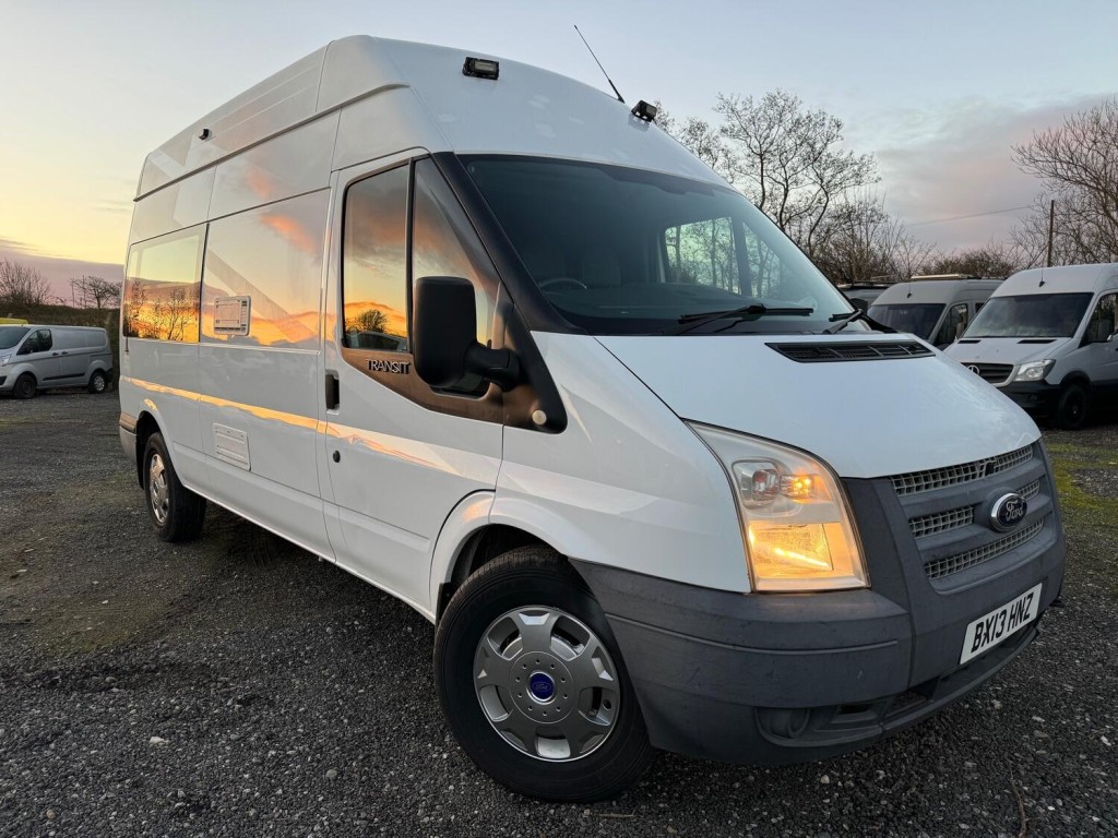 FORD TRANSIT 4x4 AWD. 2.2 TDCi LWB High Roof Welfare Mess Van. Ideal Camper Conversion.  2013