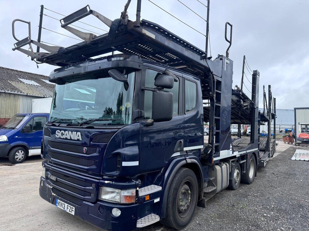 View SCANIA P SERIES P420 Transporter Engineering EVO 11/12 Car Transporter.